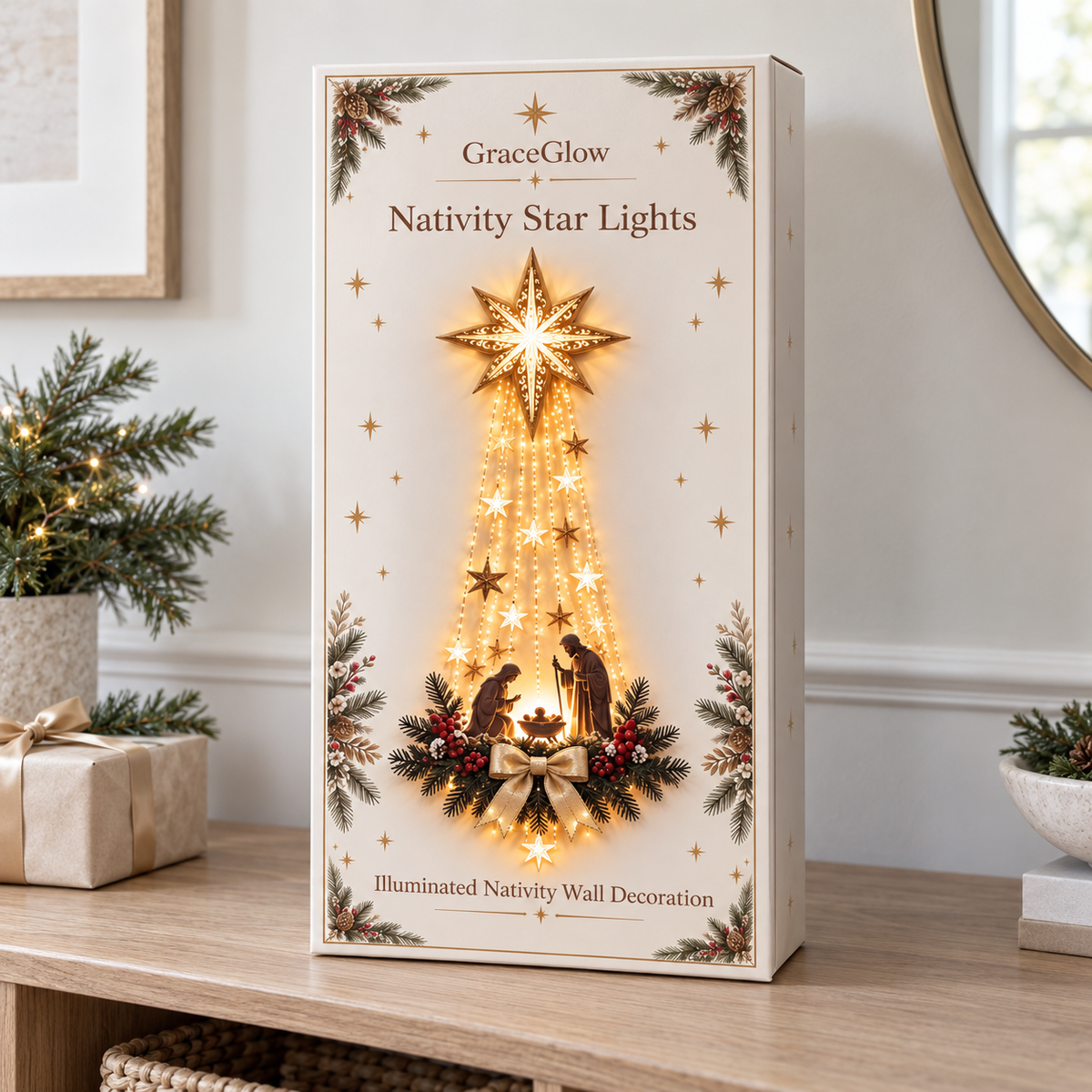 Grace Glow™ Nativity Wall Decor