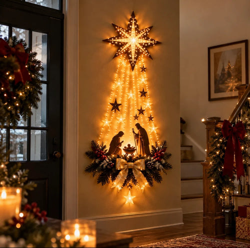 Grace Glow™ Nativity Wall Decor